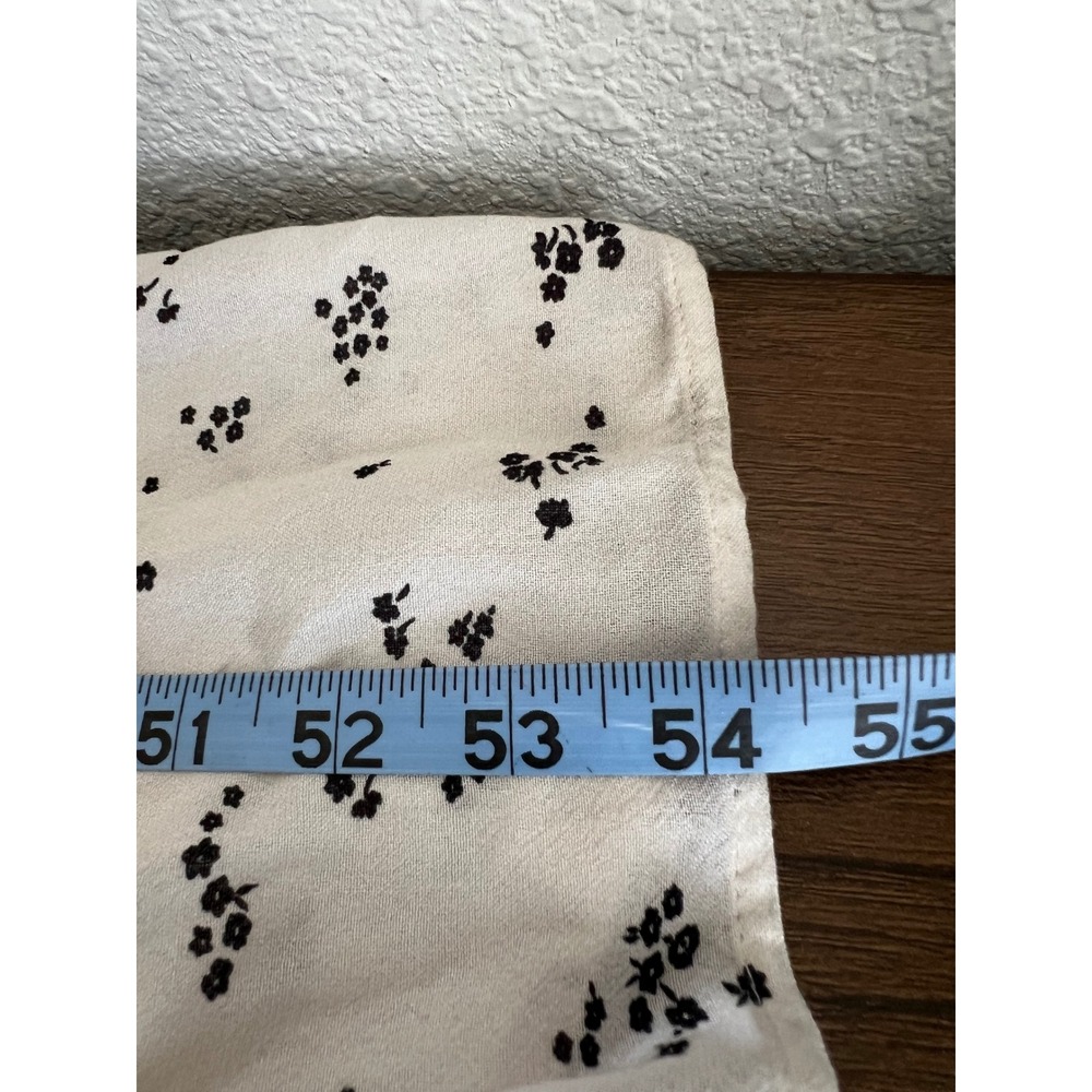 Saltwater Luxe Recycled Viscose Floral Maxi Dress V-Neck Tiered Cream S2161-W392 - Picture 10 of 10